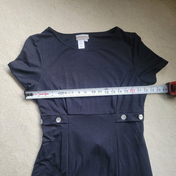 Cold Water Creek Tie Back Black Dress - Picture 7 of 9